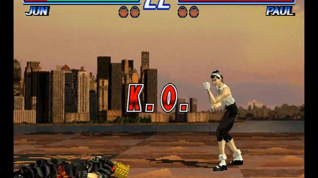 Tekken 2 ( PS1 ) - Jun - Arcade Mode - Arranged Music ( Aug 8, 2017 ) смотреть онлайн