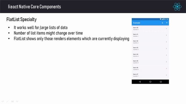 React Native Tutorial Bangla | Part 31 Core Component Flatlist смотреть онлайн
