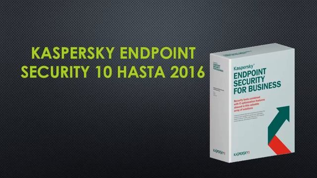 Kaspersky Endpoint Security 10 hasta 2016 смотреть онлайн