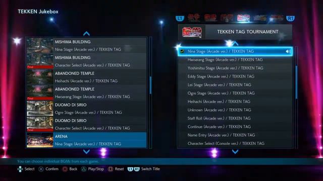 Tekken 7 - Tekken Tag Tournament BGM Setup (Arcade Version)