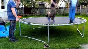 Как собрать батут. How to assemble a trampoline diy