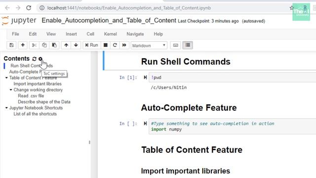 Enable Auto-completion Table of Contents & Shortcuts in Jupyter Notebook |Jupyter Notebook Shortcut смотреть онлайн