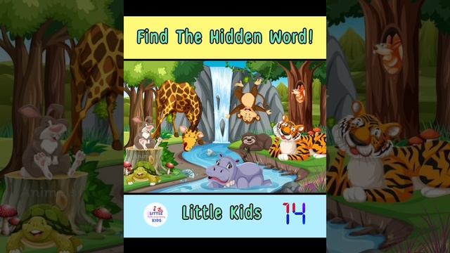 Find The Hidden Word ! Picture Puzzle Brain Game #shorts #words смотреть онлайн
