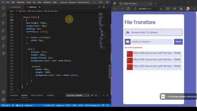 An Online File Sharing App using HTML, CSS AND PHP #1- Using Email смотреть онлайн