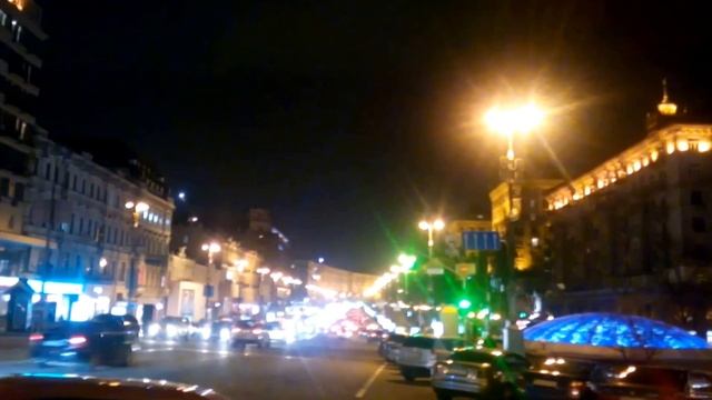 Прогулка вечерним Киевом. Walk Evening Kiev. смотреть онлайн