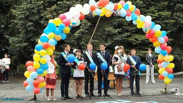 Последний звонок 2016 песня 11 класса Позови меня с собой переделка 1 Михайловская СОШ смотреть онлайн