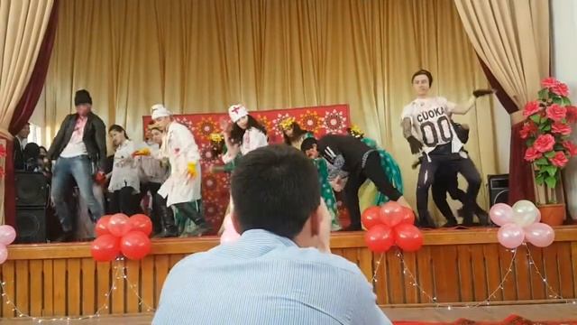 Flesh mob in Uzbekistan (ТАСИ) Institute of architecture... Хорезмский танец и продолжение смотреть онлайн