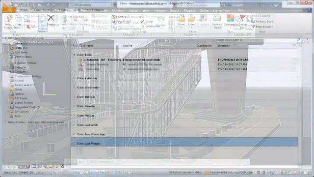 AutoCAD 2013: Autodesk 360 Render - U.S. CAD смотреть онлайн
