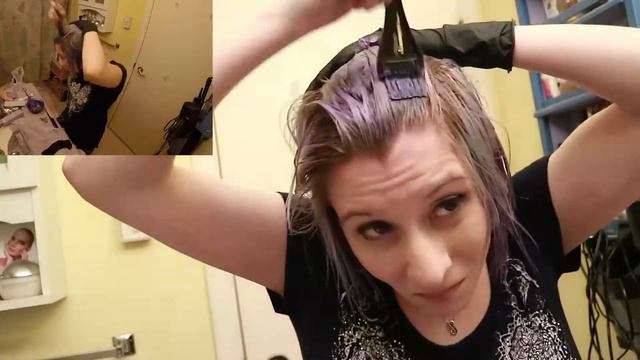 Fixing brassy hair: Silver and Purple DIY (Ion Color Brilliance) смотреть онлайн