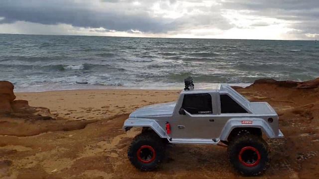 RC CAR.HSP PANGOLIN .CRAWLER CHASSIS. modified RC 4x4 JEEP смотреть онлайн