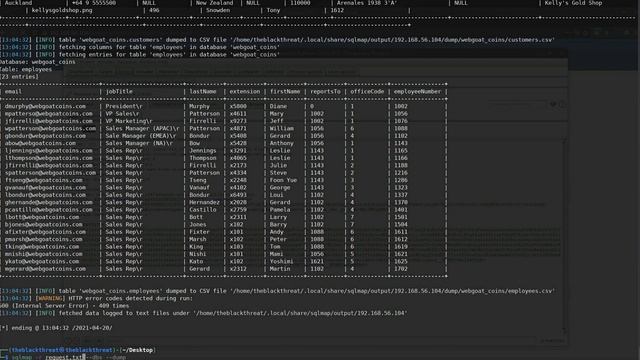 OWASP webgoat Sql Injection and Password Recovery of a customer. смотреть онлайн