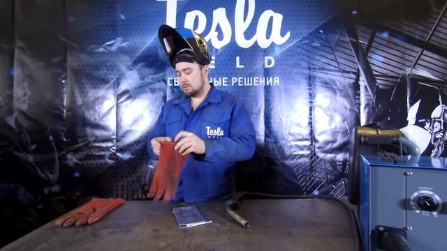 Сварка алюминия (3,5 мм) в полуавтоматическом режиме, тавровое соединение. Tesla MIG/MAG/MMA 280 V. смотреть онлайн