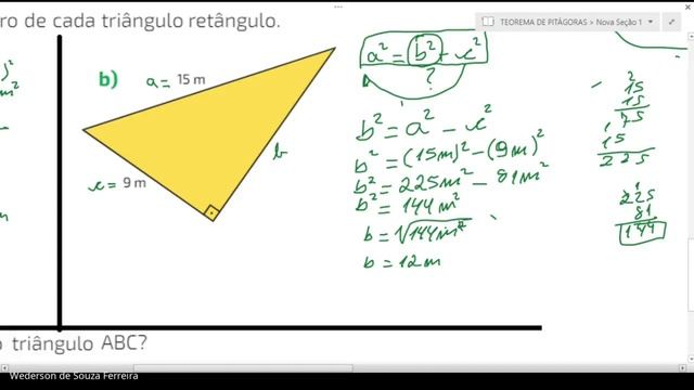 AULA 3 TEOREMA DE PITÁGORAS PARTE 1 смотреть онлайн