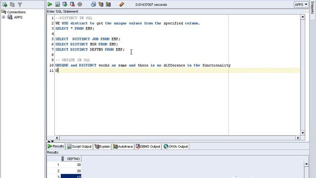 #difference #between #unique #and #distinct in #sql #oracle смотреть онлайн