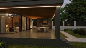 СОВРЕМЕННЫЙ ОДНОЭТАЖНЫЙ ДОМ с плоской кровлей | проект