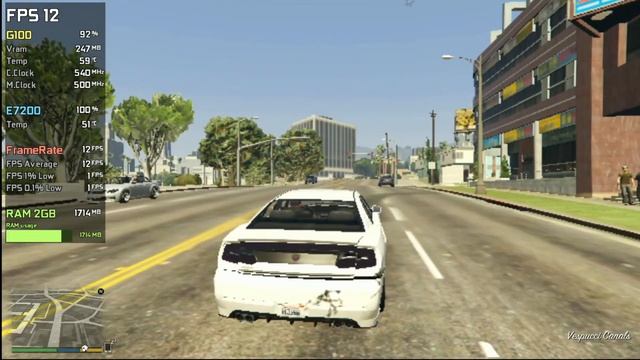 G100 + Core 2 Duo + 2GB RAM | GTA V - 720p, 360p, 300p, Without Shadows смотреть онлайн