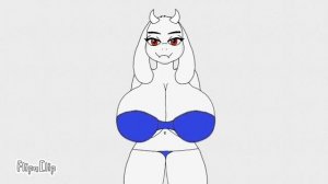 Toriel Breast and Butt Expansion Animation