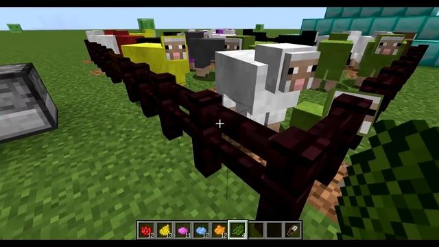 Как покрасить овечек в Майнкрафт Minecraft? смотреть онлайн