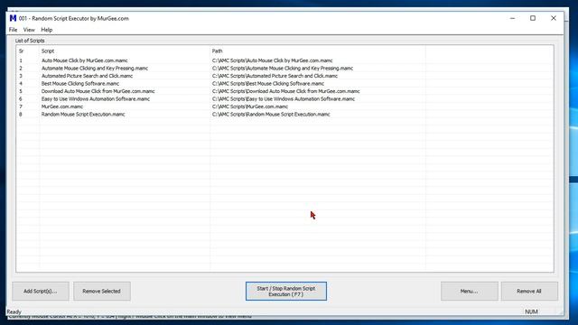 Execute Random Auto Mouse Click Script смотреть онлайн