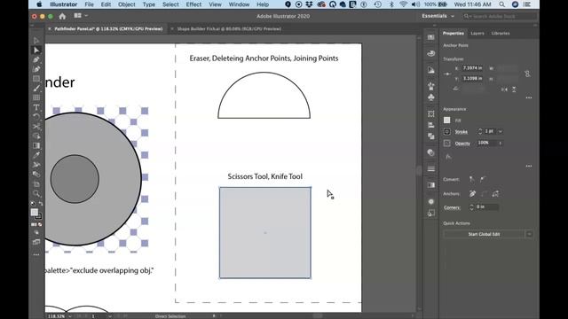 Editing and Combining Shapes Pt 1 смотреть онлайн