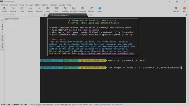 Generate SSH Keys - Windows - MobaXterm смотреть онлайн