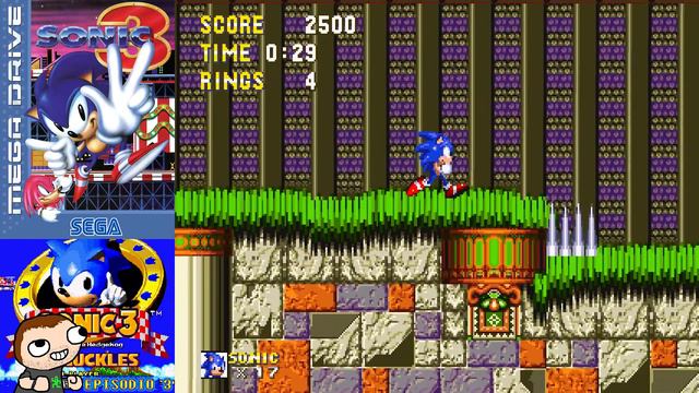 Sonic 3 & Knuckles - Ep3 - Marble Garden Zone смотреть онлайн