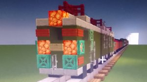 Мои поезда в Майнкрафт .