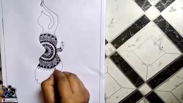 HOW TO DRAW /INDIAN CLASSICAL DANCE SKETCH/ EASY STEPS /INDIAN GIRL DANCE SKETCH / TECHCRATEINFO.CO смотреть онлайн