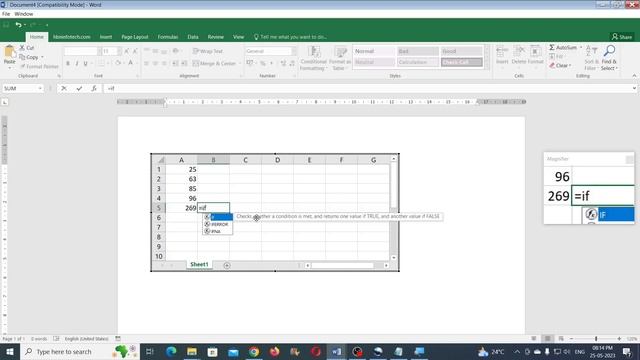 Use Excel Formulas Directly in MS Word - MS Word Basics in Tamil смотреть онлайн