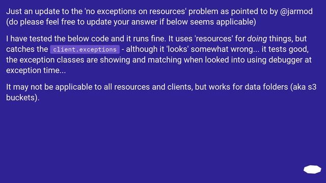 How to handle errors with boto3? смотреть онлайн