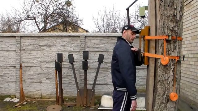 Деревянная переносная макивара PORTABLE. смотреть онлайн