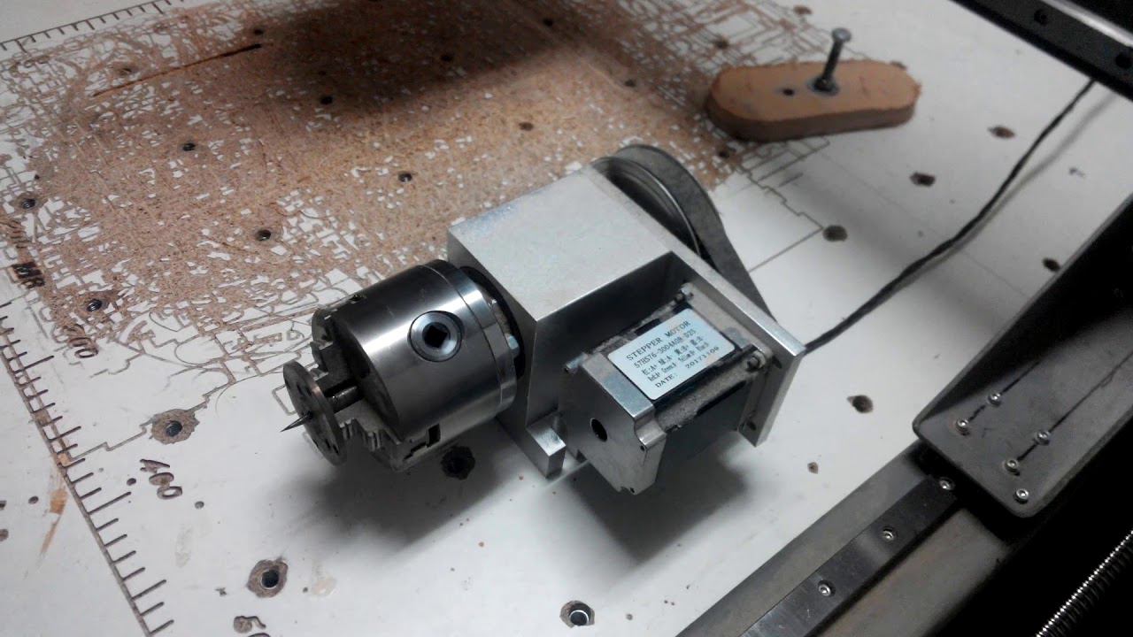 Mach3:Radius Correction или работа с коррекцией скорости поворотной оси по радиусу.