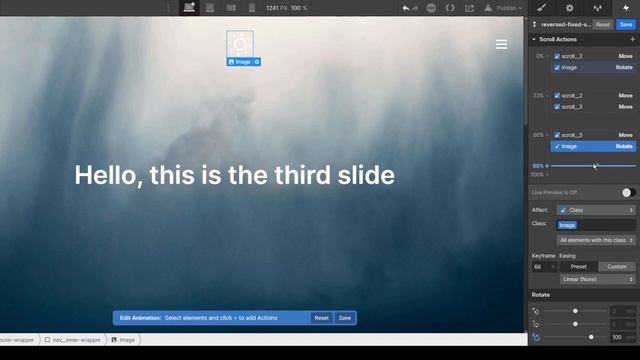 Reversed Fixed Section Scroll in Webflow смотреть онлайн