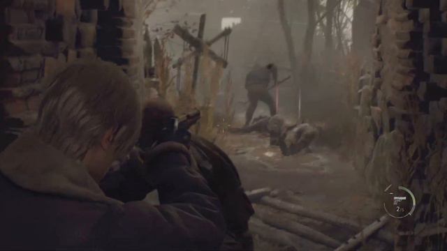 Resident Evil 4 Remake Parry with mr. Kennedy смотреть онлайн