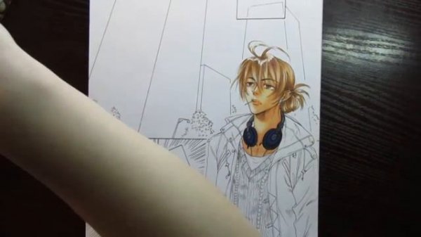 Drawing with Copic markers