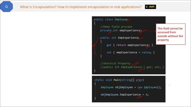 What is Encapsulation in C# .NET? How to implement encapsulation in real applications? смотреть онлайн
