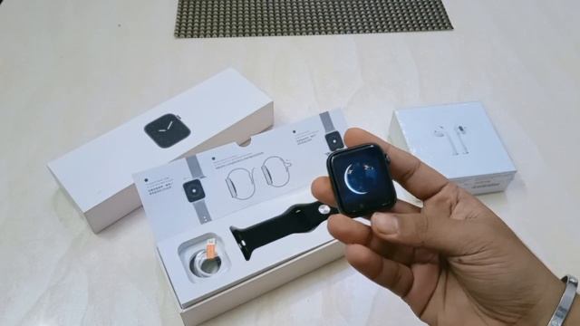 Apple Series 5 Watch clone + Airpods 2 unboxing |2020 new year combo offer смотреть онлайн