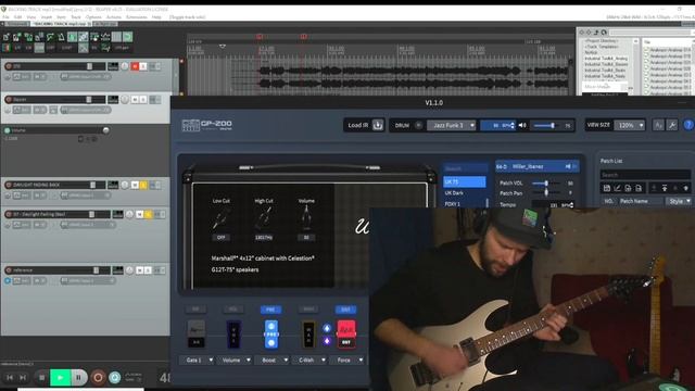 Valeton GP200 Lead Tone Test (Martin Miller - Daylight Fading)