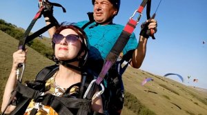 Полет на параплане. Коктебель.