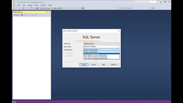 Sunucuya Bağlanma (SQL Server Management Studio Dersleri) смотреть онлайн