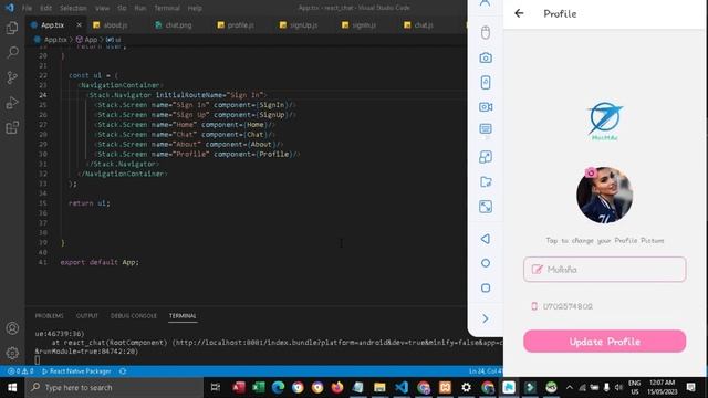 React Native Chat Application | Full project completed video | Java Institute смотреть онлайн