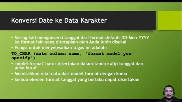 Basis Data | Function | Number | Date | Conversion смотреть онлайн