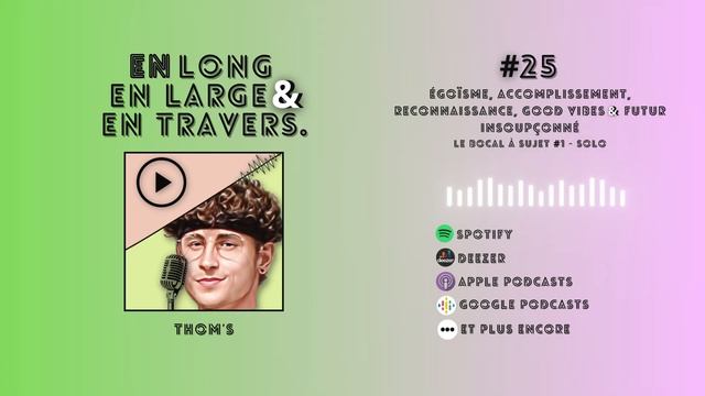 Égoïsme, accomplissement, reconnaissance, good vibes & futur incertain - Le bocal à sujet #1 - Solo смотреть онлайн