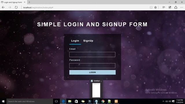 Login And Registration in PHP with Javascript Validation -Part 4 смотреть онлайн