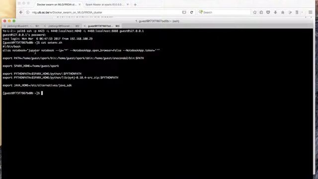 Docker swarm on MLG/IRIDIA cluster смотреть онлайн