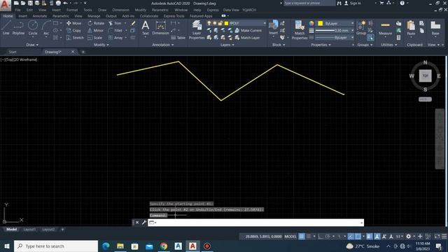 AutoCAD VLX Lisp Update 2023: Draw Fixed Length Polyline with Options смотреть онлайн