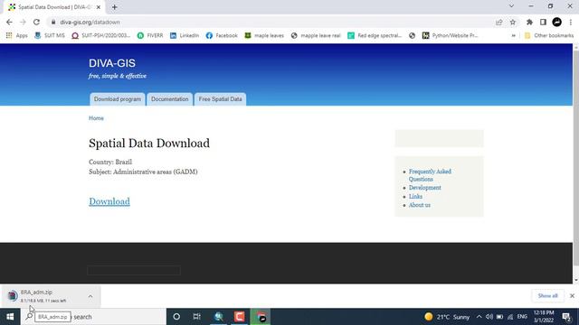 How to download shapfile for any Region From Diva GIS смотреть онлайн