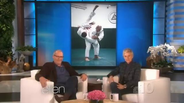 Ed O'Neill Talking Jiu-Jitsu With Ellen.