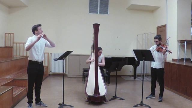 Ravel Sonatina for flute, harp and viola/ 1 and 2 mov. смотреть онлайн