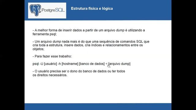 #postgresql #postgres #dbapostgresql - Estrutura Física e Estrutura Logica смотреть онлайн